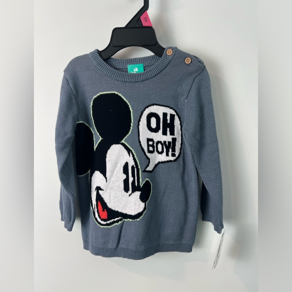 Disney Mickey Mouse Sweater - Size 18 months Disney Baby NWT